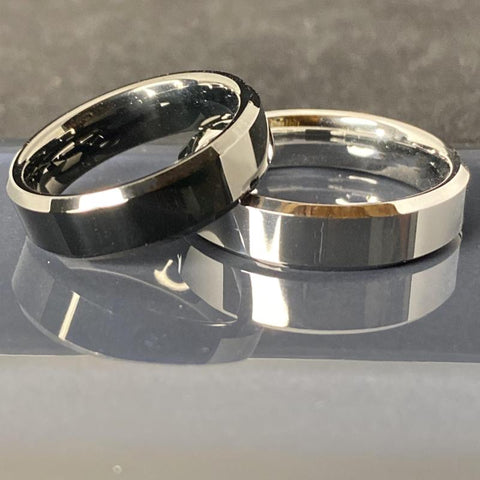 Image of The Tesla Onyx | Men's Wedding Band