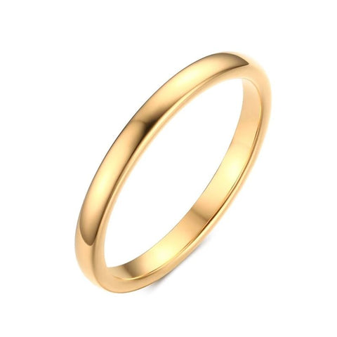 Image of Thin Gold Men's Tungsten Wedding Band  | The Arthur