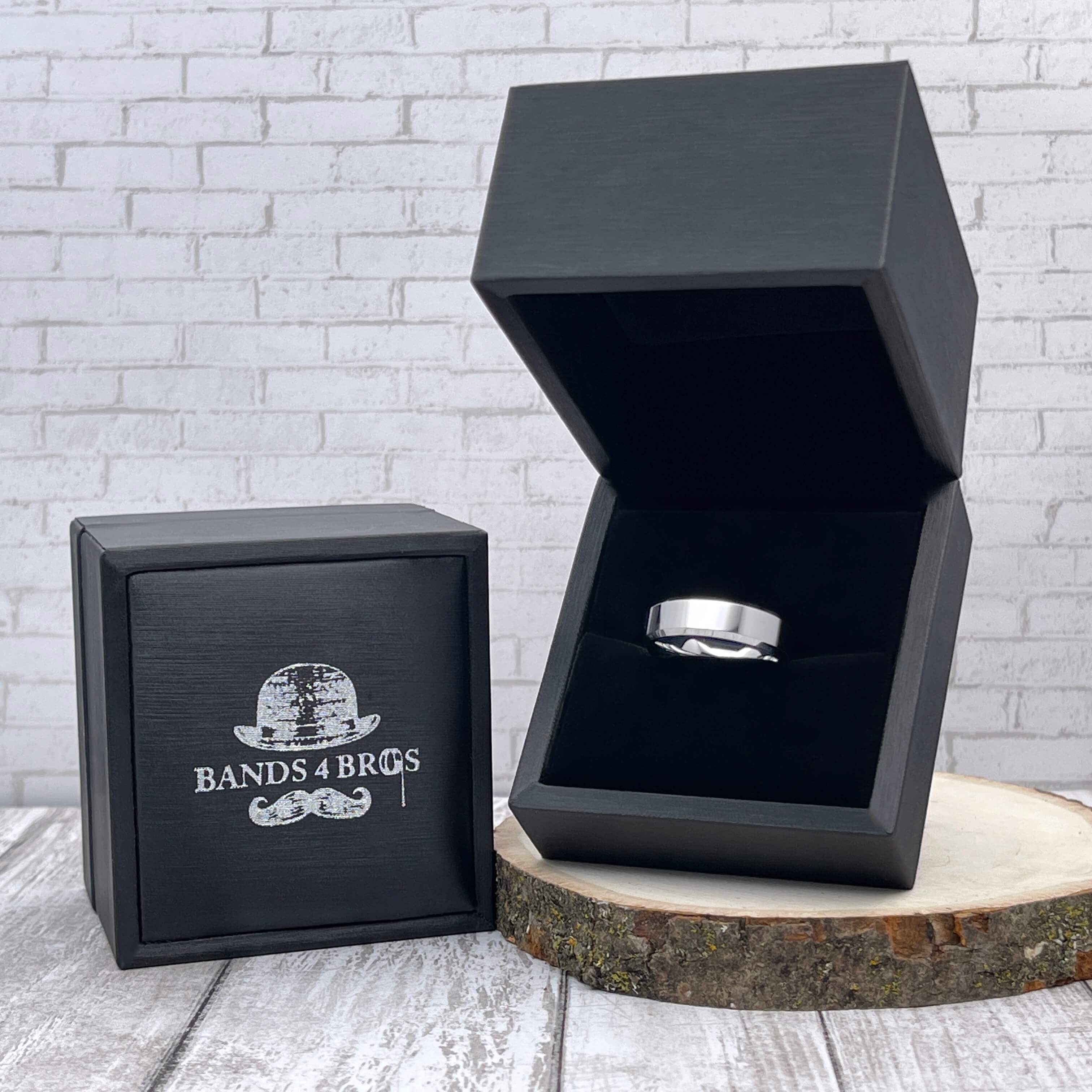 The Tesla Chrome | Men's Wedding Band