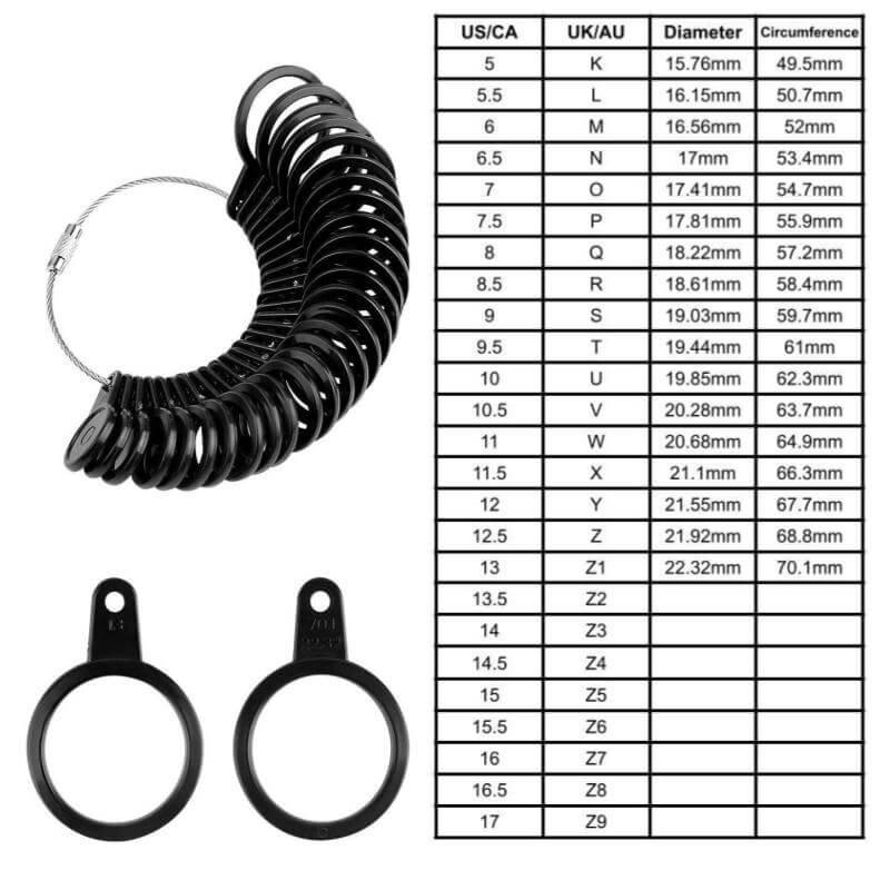 Bands 4 Bros Ring Sizer